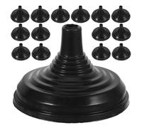 Angoily Portabandiera per aula da 50 pezzi: mini portabandiera da scrivania con base rotonda - portabandiera da tavolo per ufficio e feste - piccola base per asta portabandiera per esposizione su