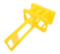Angoily Portabottiglie Pieghevole con Diametro Foro 7,8cm con Manico in Plastica Gialla Portabirra Portatile Facile da Riporre per Bar e Ristorante