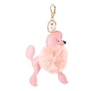 Angoily Portachiavi Peluche Cane Peloso 1Pezzi Ciondolo per Borse Accessorio Decorativo per Chiavi e Gadget Sensazione Fantastica