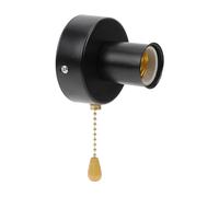 Angoily Portalampada Da Parete Catena Di Perline Da 5 Cm, Portalampada a Catena Interruttore a Tirante, Per Lampada a Sospensione Stile Antico, Facile Da Montare e Smontare