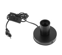 Angoily Portalampada Semplice Parti Di Lampade Per Fabbricare Lampade Base Della Lampadina Presa E27 Di Riparazione Della Lampada Presa Luce Base Del Bulbo L'animale Domestico Black