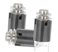 Angoily Presa per Piastra di Uscita Jack per Chitarra Presa per Pannello Jack Stereo Femmina da 6 35 Mm Set di Rondelle