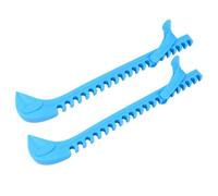 Angoily Protezioni per Coltelli Pattini da Ghiaccio, Coppia Coperture per Lame Hockey e Pattinaggio Artistico in Materiale Resistente Colore Azzurro, Accessori per Protezione Lama Durante