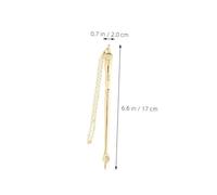 Angoily Puntatore Torah in Metallo Resistente con Catena Decorativa Ergonomico per Lettura Bibbia Ebraica Casa Scuola e Viaggi Strumento Preciso per Navigazione Scritture Regalo Ebraico