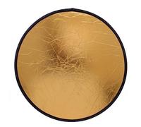 Angoily Riflettore Fotografico Pieghevole 2 in 1 Dorato e Argento, Pannello Diffusore Di Luce Per Illuminazione Fotografica, Accessorio Fotografico Portatile Per Ritratti e Macrofotografia