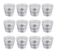 Angoily Rivestimento in Alluminio Monouso per Secchio Raccogli Grasso Barbecue Set da 12 Pezzi Resistente alle Alte Temperature Vassoio di Ricambio per Griglie a Pellet per Pulizia