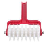 Angoily Rullo per Pizza in Acciaio Inox Impugnatura Comoda, Mattarello Perforatore Antiruggine per Pizza e Pasta, Utensile Cucina per Pizzerie, Ristoranti e Uso Domestico Stile Casuale