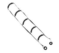 Angoily Scala per Letto Multistrato Regolabile in Nylon Maniglie Antiscivolo in Eva per Assistenza Alzata Anziani e Persone Disabili, Ausilio Portatile Leggero per Mobilità e Supporto