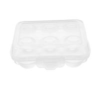 Angoily Scatola Per Uova in Plastica Con Coperchio Scatto Distributore Di Uova Per Frigorifero Contenitore Portatile Scatola Con Coperchio Per Protezione Dallo Sporco e Impilabile