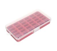 Angoily Scatola Porta Bobina Trasparente Organizer in Plastica Spessa per Cucire Custodia per Bobina Resistente e Pratica