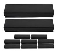 Angoily Scatola regalo per penne da 10 pezzi: custodie vuote con coperchio, scatola espositiva per penne a sfera, custodie regalo per gioielli di Natale, set da collezione per pennarelli aziendali