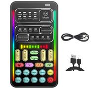 Angoily Scheda Audio Professionale per Telefono Cambia Voce Modificatore Vocale Mini Portatile per Computer Telefono Cambia Voce Esterno per Ragazza Utilissimo e Pratico