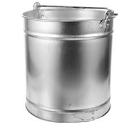 Angoily Secchio per Cenere in Metallo Resistente Pala Porta Carbone per Barbecue da Esterno Contenitore Portatile per Braci e Cenere per Giardino e Barbecue