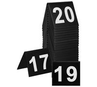 Angoily Segnaposto Numerici da Tavolo 20 Pezzi in Acrilico Bifacciale 5,5X6,3Cm per Matrimonio e Ricevimento Numeri da 1 a 20