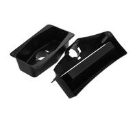 Angoily Set 1 Pezzo Vassoio Porta Palline Calcio Balilla in Plastica Nera, Scatola Raccolta Palline Calcio Balilla Compatibile Tavoli Standard per Gioco Sala Giochi