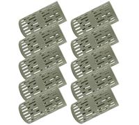 Angoily Set 10 Pezzi Protettori della Base dell'Albero in Plastica PP, Copertura Protettiva del Tronco Fori di Ventilazione, Resistente e Modulare per Protezione Piante da Giardino e Uso