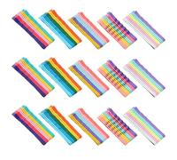 Angoily Set 100 Mollette per Chioma Colorate Macaroon in Ferro, Accessori Chic ed Eleganti per Donne e Ragazze, per Acconciature da Tutti i Giorni e Feste