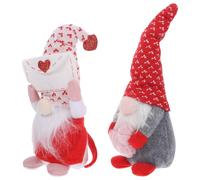 Angoily Set 2 Bambole senza Volto San Pupazzi Morbidi Decorazioni Romantiche per Casa Festa e Anniversario Ornamenti da Collezione Artigianali