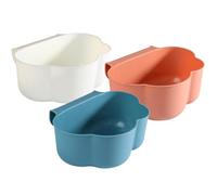 Angoily Set 3 Cestini Appesi per Rifiuti Cucina a Forma di Nuvola, Contenitori per Spazzatura da Armadio senza Coperchio, Organizer Salvaspazio per Differenziata e Riciclaggio in Cucina