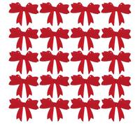 Angoily Set 3 Ghirlande di Fiocchi in Feltro Rosso, Striscione Decorativo Riutilizzabile per Feste al Coperto, Addio al Nubilato, Compleanno, Decorazioni per Porte, Finestre e Aula