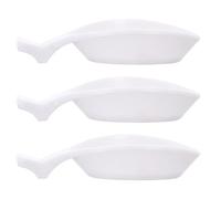 Angoily Set 3 Pezzi Piatti per Inchiostro e Pigmenti per Calligrafia, Pittura e Cultura Cinese, Piatti da Immersione Leggeri e Portatili per Forniture Artistiche e Artigianato