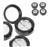 Angoily Set 4 Astucci Vuoti per Ombretti e Rossetti Vassoi in Alluminio Contenitori Compatti per Cosmetici Scatole Porta Trucchi Trasparenti per Viaggi e Creazione Personalizzata di