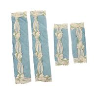 Angoily Set 4 Copri Maniglia per Frigorifero Imbottito Spesso Marrone, Protezione Morbida e Resistente per Maniglie di Varie Forme Colore Casuale