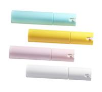 Angoily Set 4 Flaconi Spray Di Plastica Ricaricabili 30ml Colori Pastello Bottiglie Da Viaggio Leggere Riutilizzabili Per Lozioni Tonici Portaprofumi Per Viaggi e Uso Quotidiano