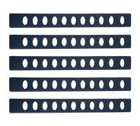 Angoily Set 5 Pezzi Protezioni per Coltelli da Cucina in Plastico Nero, Alta Resistenza e Non Facile da Rompere, Design Semplice e Pratico per Sicurezza e Conservazione
