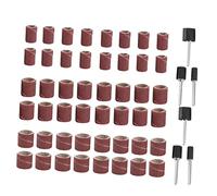 Angoily Set 66 Abrasivi per Trapano 60 Abrasivi e 6 Mandrini in Gomma per Levigatura Ceramica e Pietra