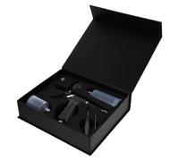 Angoily Set Aerografo Professionale Portatile Nero, Kit Aerografo per Pittura Artistica e Modellismo, Strumento Spray Ergonomico per Principianti e Professionisti