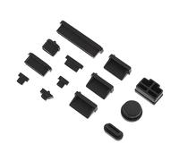 Angoily Set Antipolvere per Laptop da 13 Pezzi Portapolvere per Computer Copertura in Silicone Spine per Computer Porta