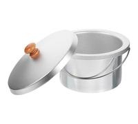 Angoily Set Ciotola Fusione Cera in Alluminio da 600cc con Coperchio Resistente a Alta Temperatura per Macchina Fusione Cera Facile da Pulire