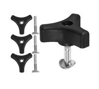 Angoily Set da 4 Viti e Dadi ad Alette per Manopola della Maniglia del Tosaerba, Accessori Compatibili per Manutenzione Rapida e Fissaggio Sicuro di Ricambi per Prato