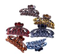 Angoily Set di 6 Mollettoni per Chioma Donna in Resina Colore Assortito, Clip Eleganti alla Moda, per Diverse Acconciature e Feste di Compleanno