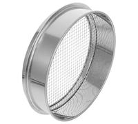 Angoily Setaccio Strumento Efficiente per Terreno in Acciaio Inossidabile Maglia da 6mm per Filtrare Terra e Sassi , per Piantagione Agricola e Lavori in Cucina