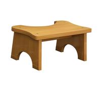 Angoily Sgabello per Bagno in Legno Stabile per Sedile del Water Poggiapiedi Antiscivolo Compatto per e Adulti Supporto Resistente per Uso Familiare in Casa