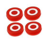 Angoily Smorzatore Antivibrazioni in Silicone per Racchetta da Tennis, Set da 4 Pezzi Rossi, Ammortizzatore per Riduzione Vibrazioni e Prevenzione Gomito del Tennista, Accessorio Sportivo