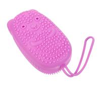 Angoily Spazzola Da Bagno in Silicone Porta Sapone, Spazzola Per Doccia Posteriore Ergonomica, Scrubber Automatico Ad Immersione Per Uso Domestico e Hotel, Pulizia Profonda e Rimozione Sebo