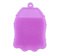 Angoily Spazzola in Silicone Per Bagnetto Per Ragazzo Ragazza Ragazza Scrub Esfoliante Per Corpo Massaggiatore Per Testa Anello Per Appendere Pulizia Profonda Quotidiana