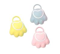 Angoily Spazzola per Massaggiante in Silicone per Neonati Setole Morbide Dispenser Portatile per Spazzole per Bambini Prodotti per Il Bagno per Ragazzi E Ragazze