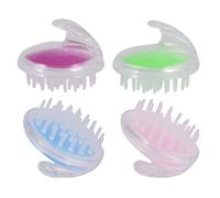 Angoily Spazzola per Pulizia del Capelluto per Rimuovere Morta 4 Design Unico in Plastica e Pe e Punti di Agopuntura, per Casa e