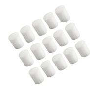 Angoily Spugna per Coltivazione Senza Suolo Bianca 19mm 100 Pezzi | Ortaggi e Piante Idroponiche, Favorisce la Respirazione delle Radici, Facile da Inserire nel Giardino