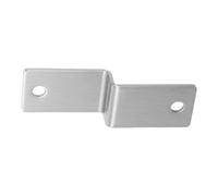 Angoily Staffa a Forma di Z in Acciaio Inox per Supporto Armadio e Parete | Fori Preforati, Angolo Regolabile, Finitura Liscia, per Ristrutturazioni Cucina Vecchia e Piani, Argento