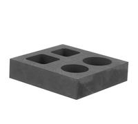 Angoily Stampo in Slot per Metalli Preziosi Resistente al Calore per Rame Crogiolo Multifunzionale per Analisi e Educazione Scientifica