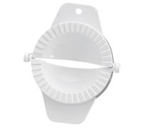 Angoily Stampo per Ravioli Cinesi in Pp Bianco, Utensile Manuale per Avvolgere Impasti e Prevenire Pizzicature, per Amanti del Fai da Te e Preparazione di Dumpling