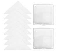 Angoily Stecche per Colletto in Pvc Adesive 60 Pezzi a Forma Triangolare per Camicie Uomo e Donna, Mantengono Colletto Rigido e Ordinato Durante Colloqui e Occasioni Importanti