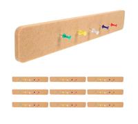 Angoily Strisce per Bacheca in Feltro Adesive 33X5 CM Set da 10 Pezzi Bacheca in Feltro per Parete per Ufficio Camera da Letto e Aula Materiale Morbido e Resistente Facile