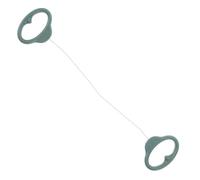 Angoily Strumento per Taglio Argilla con Filo in Acciaio e Manico Ergonomico in Plastica Verde Scuro per Scultura Ceramica Divisione Precisa e Argilla per Artisti e Laboratori Pottery