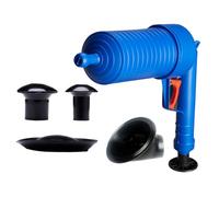Angoily Stura Tubi Aria Compressa Manuale con Valvola Sicurezza Doppia Ventose Rotanti per Bagno Cucina Wc Pompa Pressione per Pulizia Tubature Intasate